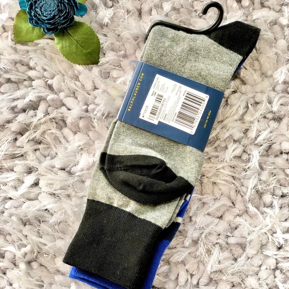 New with tags POLO RALPH LAUREN 2 Pack Logo Socks - Picture 4 of 4